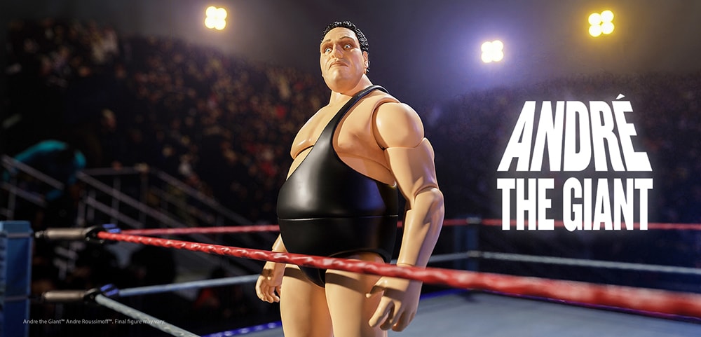 Andre the Giant (Black Singlet) ULTIMATES! Action Figure by Super