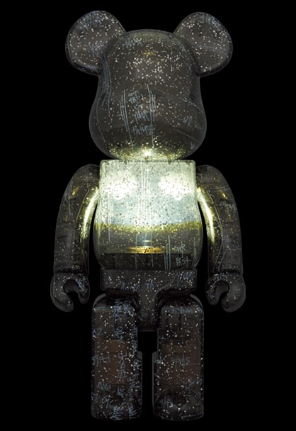 Wholesale Gold brick bear toy custom bearbrick 400% 28cm action