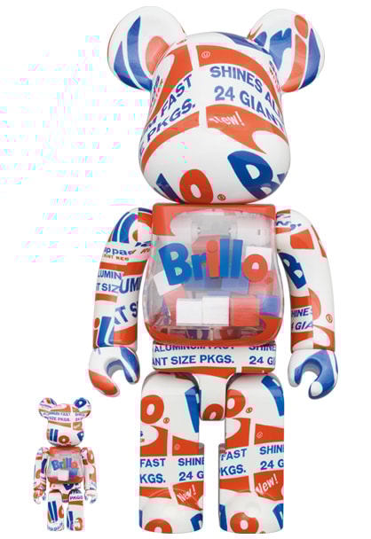 Be@rbrick Andy Warhol "Brillo" 2022 100% & 400%- Prototype Shown