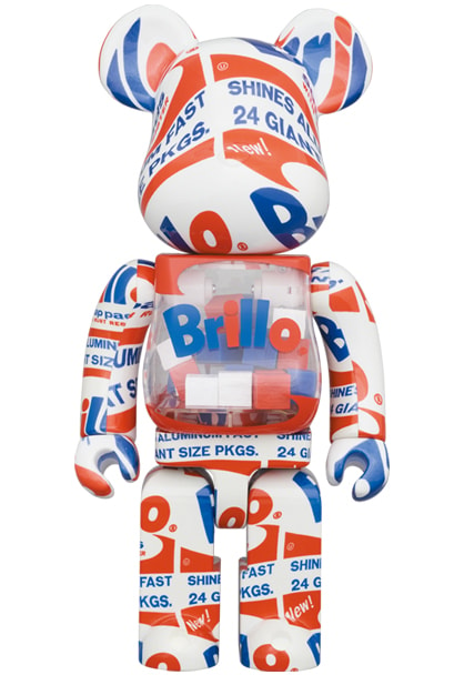 Be@rbrick Andy Warhol "Brillo" 2022 100% & 400%- Prototype Shown