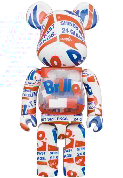 Be@rbrick Andy Warhol "Brillo" 2022 100% & 400%- Prototype Shown