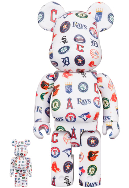 Be@rbrick MLB American League 100% and 400% set- Prototype Shown