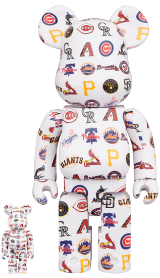 Be@rbrick MLB National League 100% and 400% Set by Medicom Toys