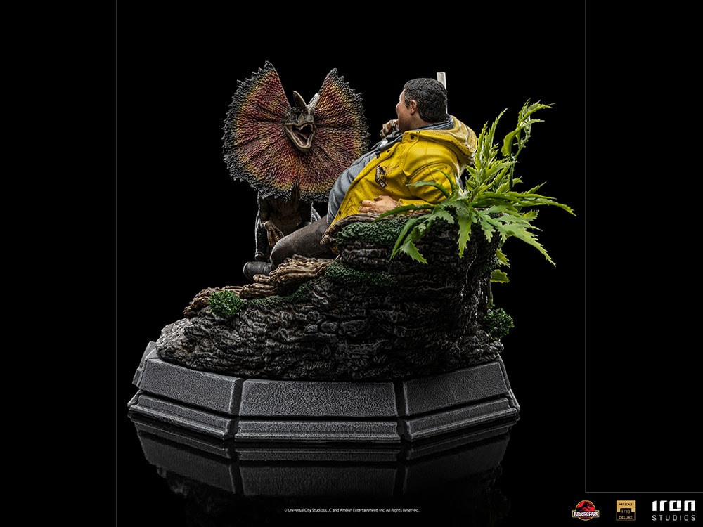 Dennis Nedry meets the Dilophosaurus