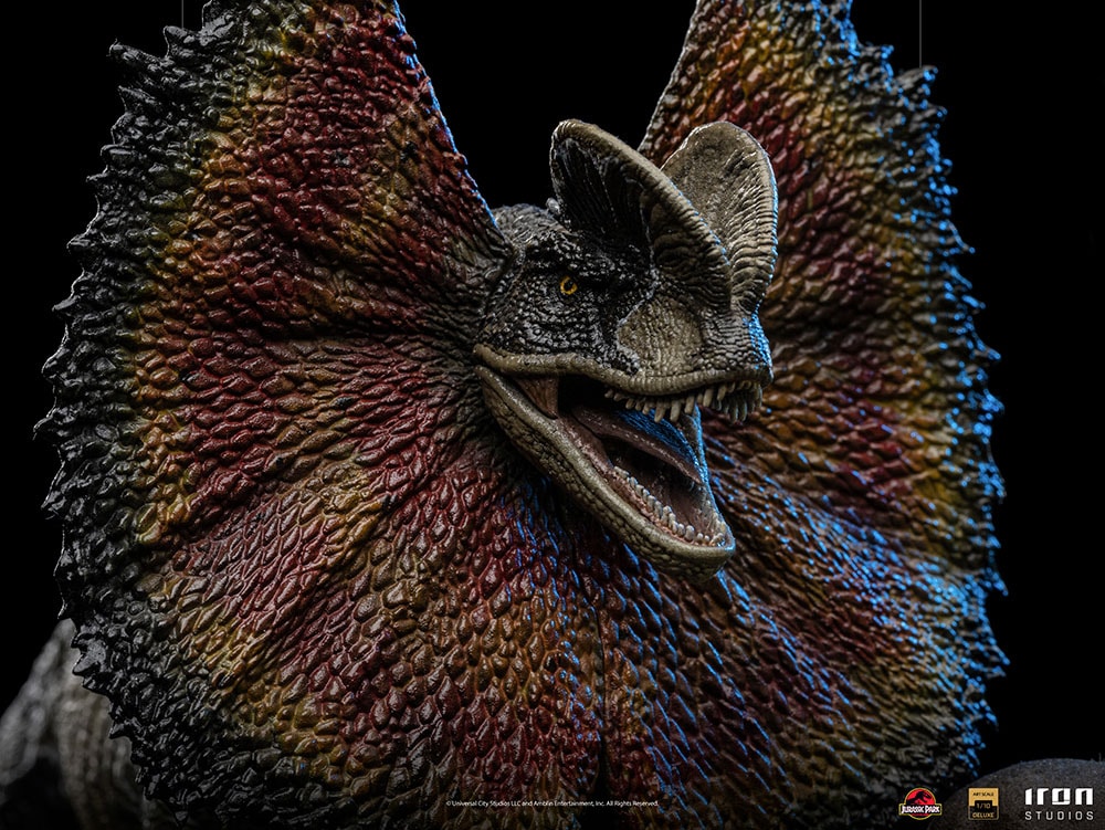 Dennis Nedry meets the Dilophosaurus