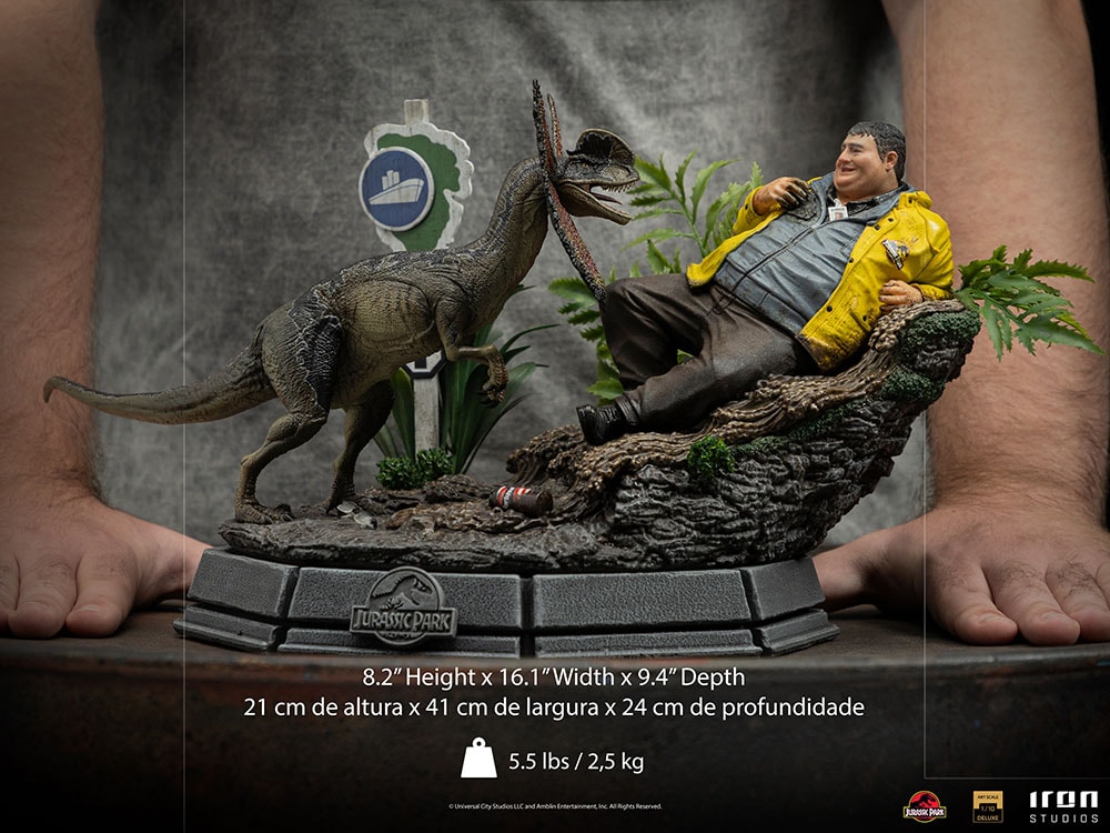 Dennis Nedry meets the Dilophosaurus- Prototype Shown