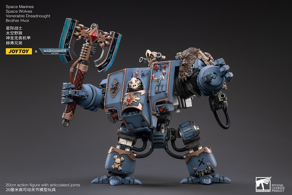 Space Wolves Venerable Dreadnought Brother Hvor (Prototype Shown) View 14