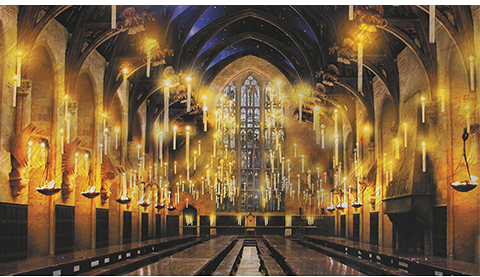 Harry Potter Great Hall Mural