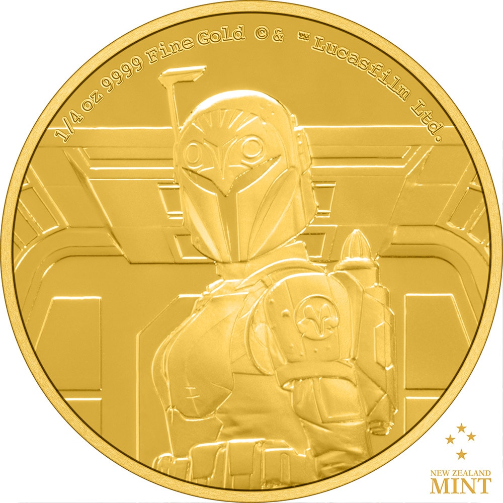 Bo-Katan Kryze ¼oz Gold Coin- Prototype Shown