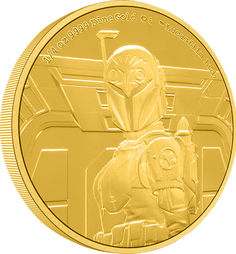 Bo-Katan Kryze ¼oz Gold Coin