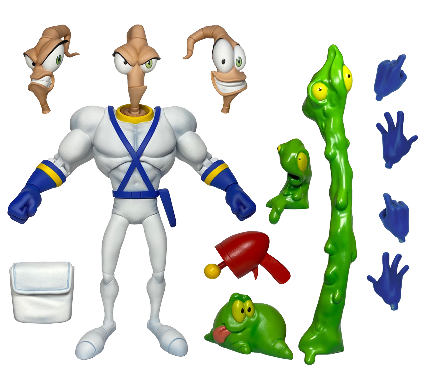 Earthworm Jim & Snott- Prototype Shown