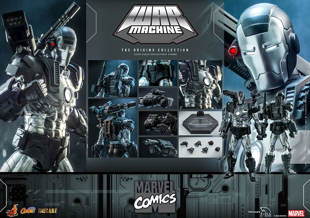 Amazon.com: Hot Toys 1:6 War Machine - Iron Man 2, Silver