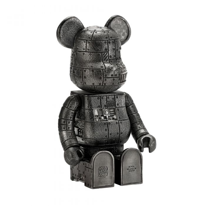 Be@rbrick Royal Selangor Steampunk Coal Black 400％