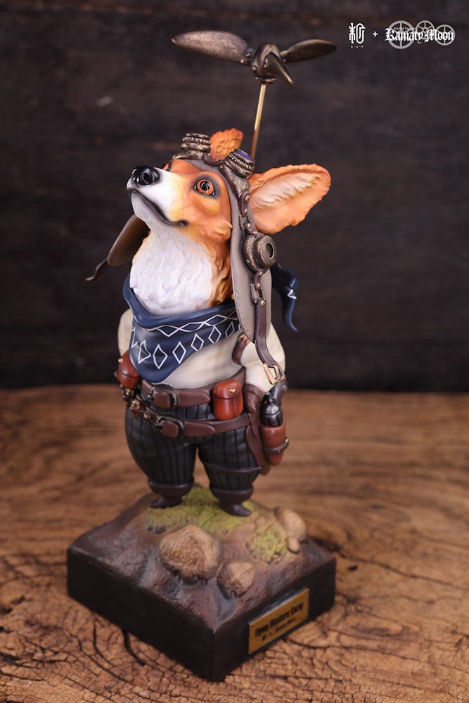 Flying Western Corgi