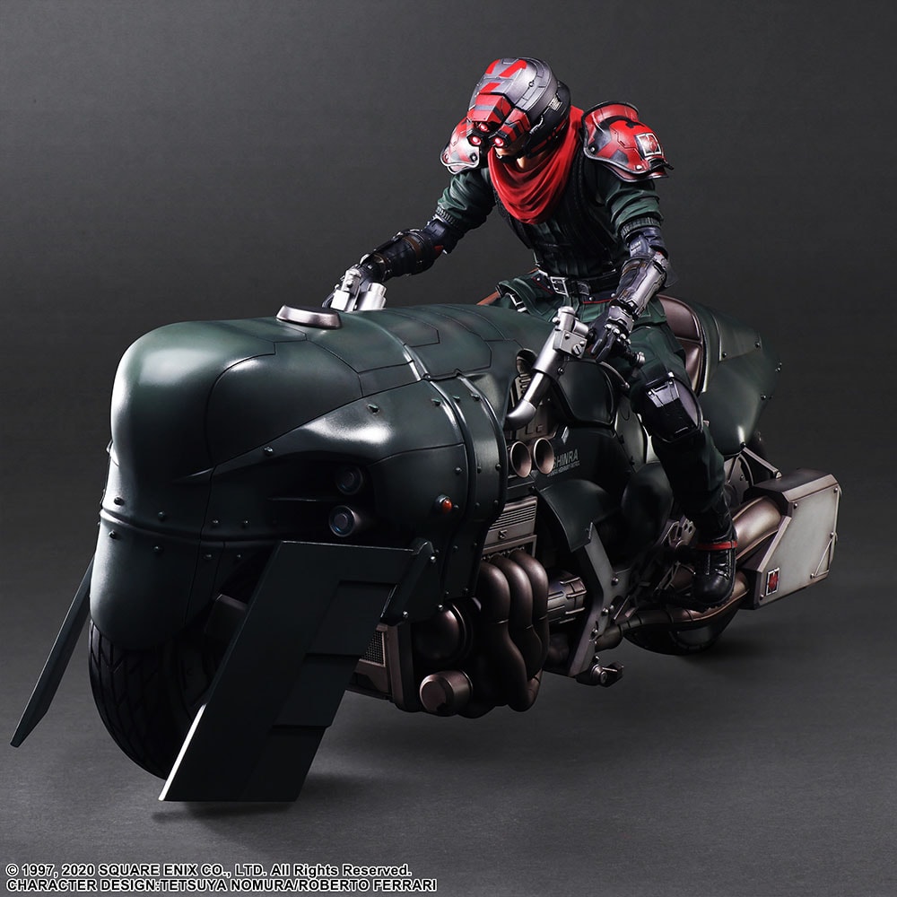 Shinra Elite Security Officer and Motorcycle Set- Prototype Shown