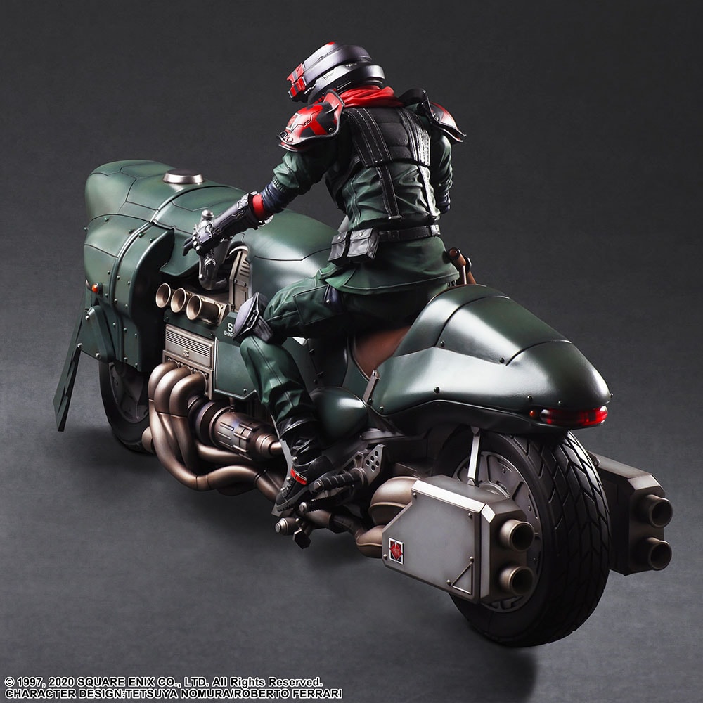 Shinra Elite Security Officer and Motorcycle Set- Prototype Shown