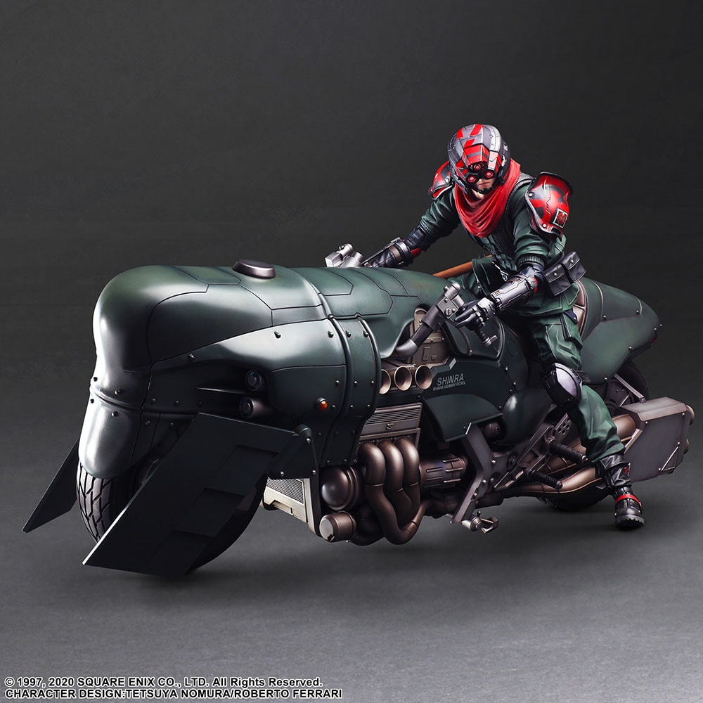 Shinra Elite Security Officer and Motorcycle Set