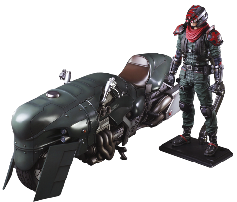 Shinra Elite Security Officer and Motorcycle Set