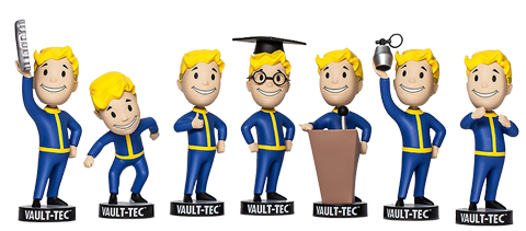 Vault Boy 111 Bobbleheads 7 Pack