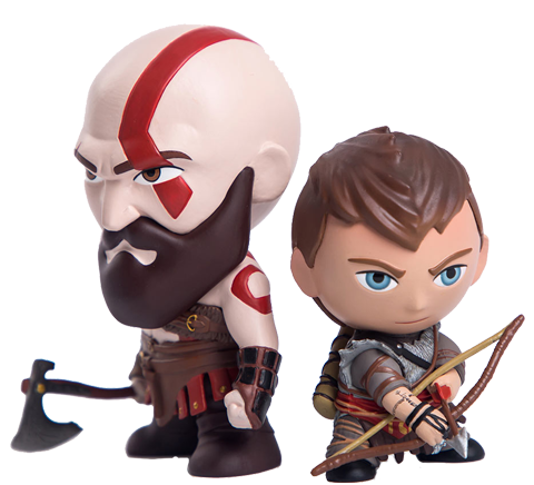 Kratos and Atreus Mini Figures