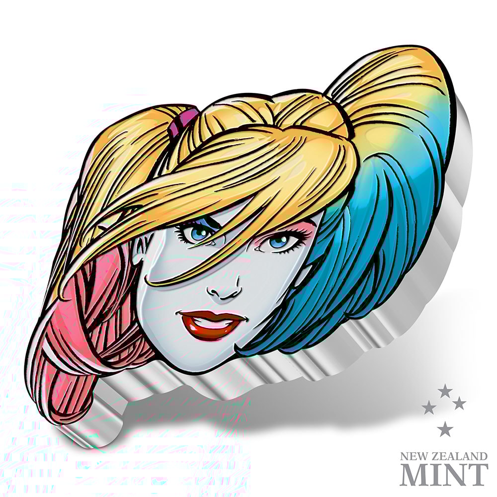 Harley Quinn 1oz Silver Coin (Prototype Shown) View 2