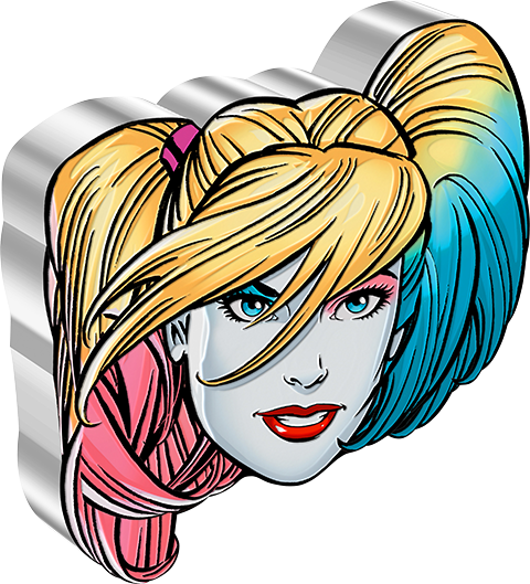 Harley Quinn 1oz Silver Coin (Prototype Shown) View 6