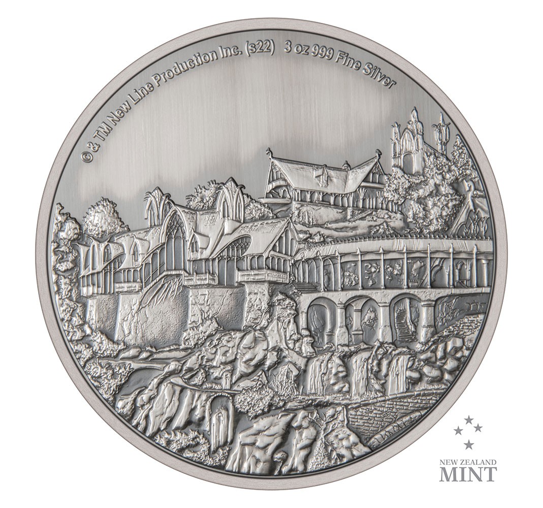 Rivendell 3oz Silver Coin- Prototype Shown