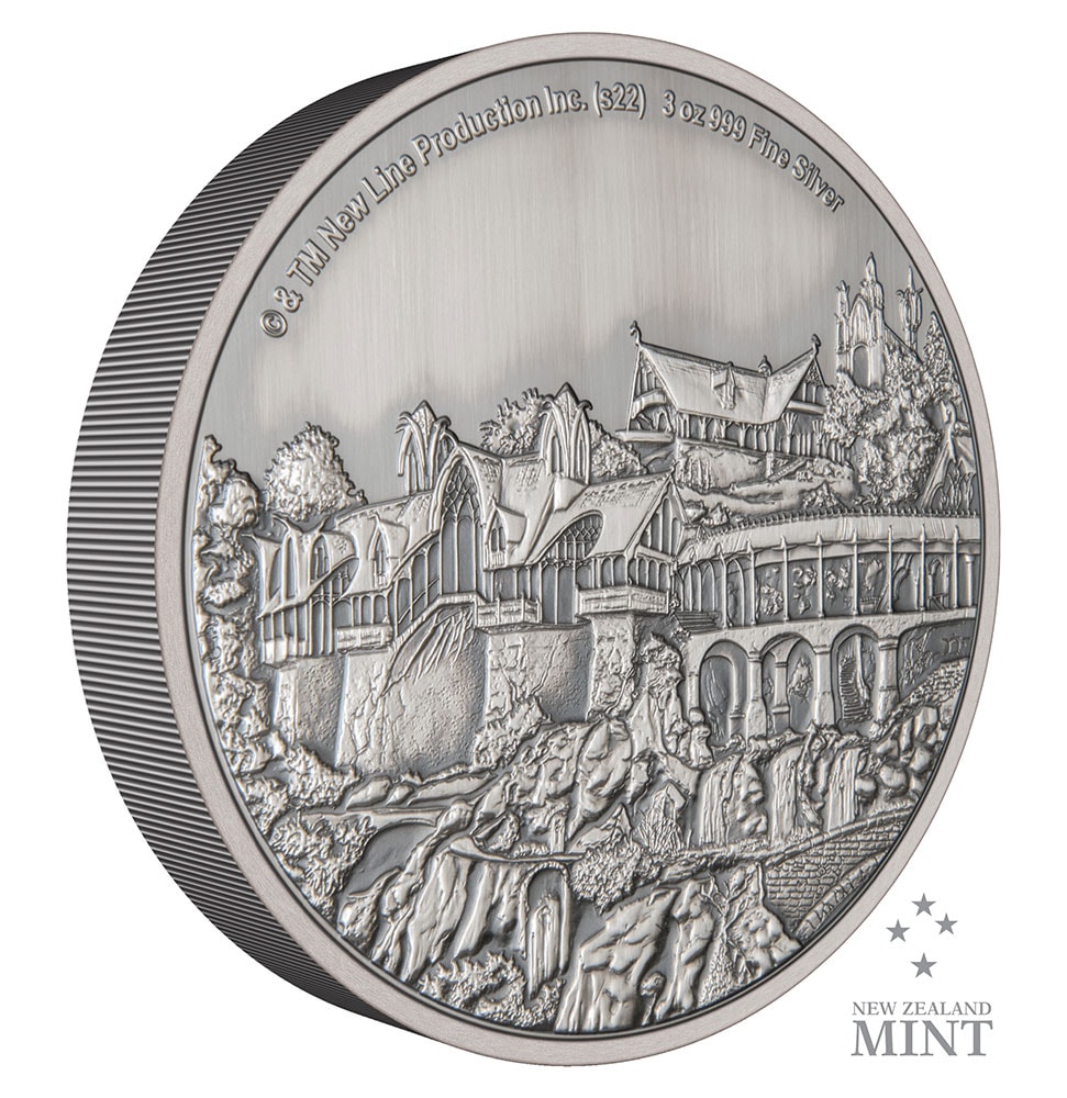 Rivendell 3oz Silver Coin- Prototype Shown