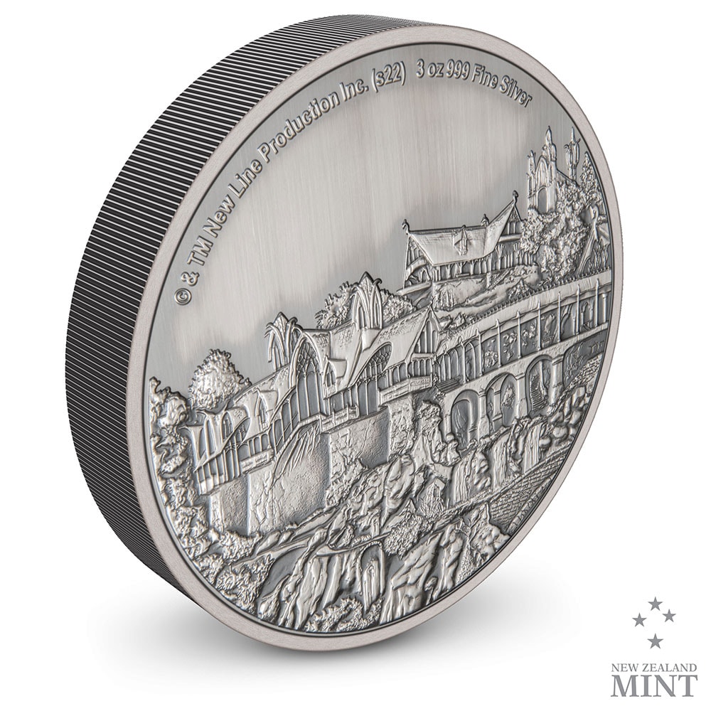 Rivendell 3oz Silver Coin- Prototype Shown