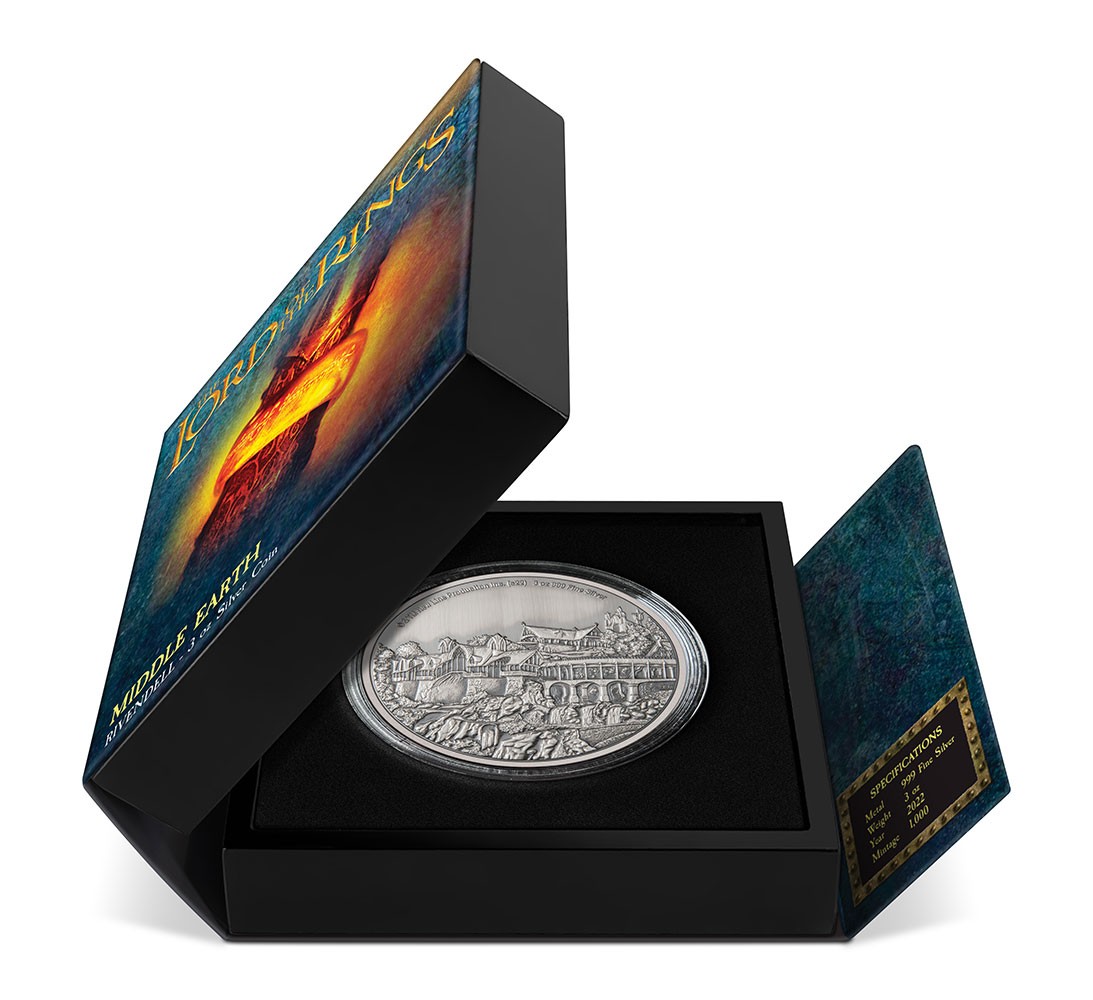 Rivendell 3oz Silver Coin- Prototype Shown