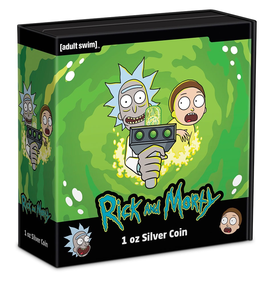 Rick and Morty 1oz Silver Coin- Prototype Shown