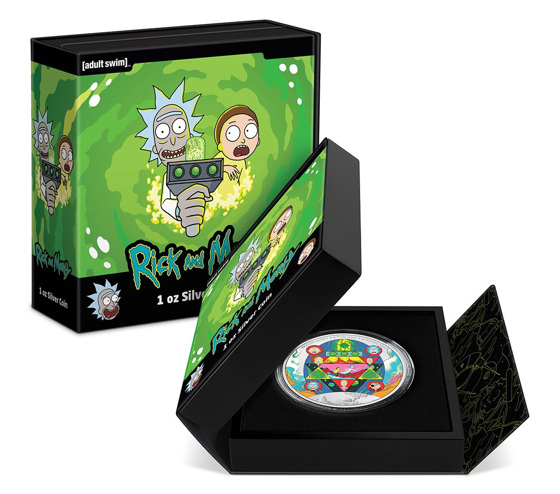 Rick and Morty 1oz Silver Coin
