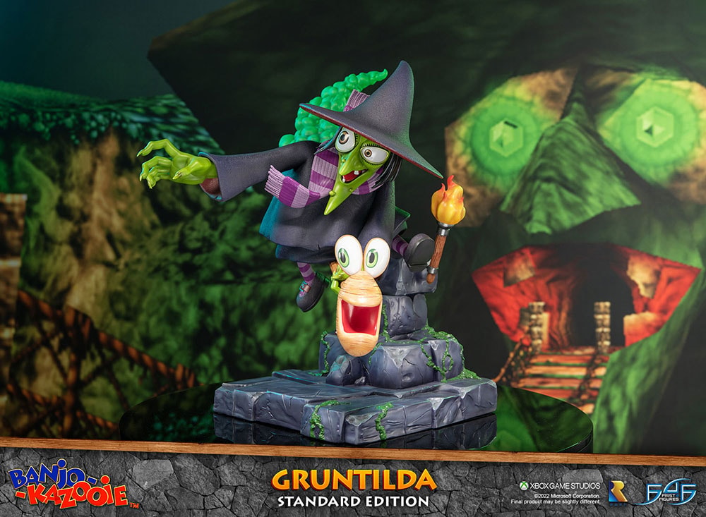 Banjo-Kazooie Gruntilda Statues  (Prototype Shown) View 3