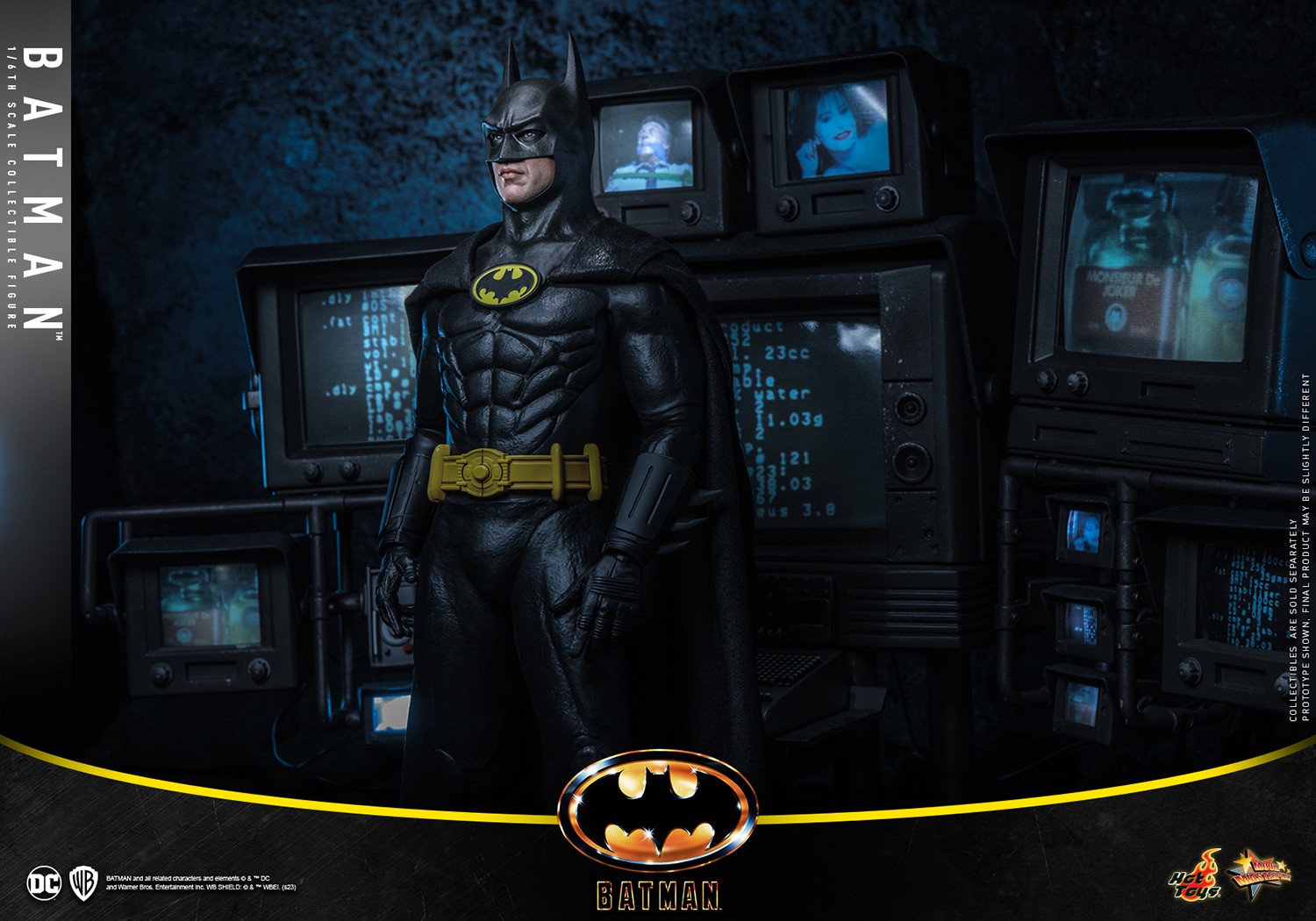 1989 Michael Keaton Batman and Batmobile Return as Hot Toys