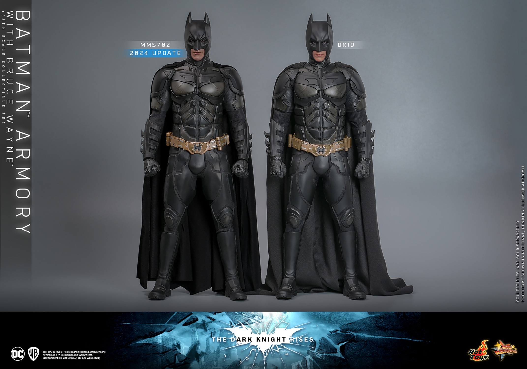 経典 Bruce with Armory Batman Wayne Hot by Set Figure Scale Sixth アメコミ