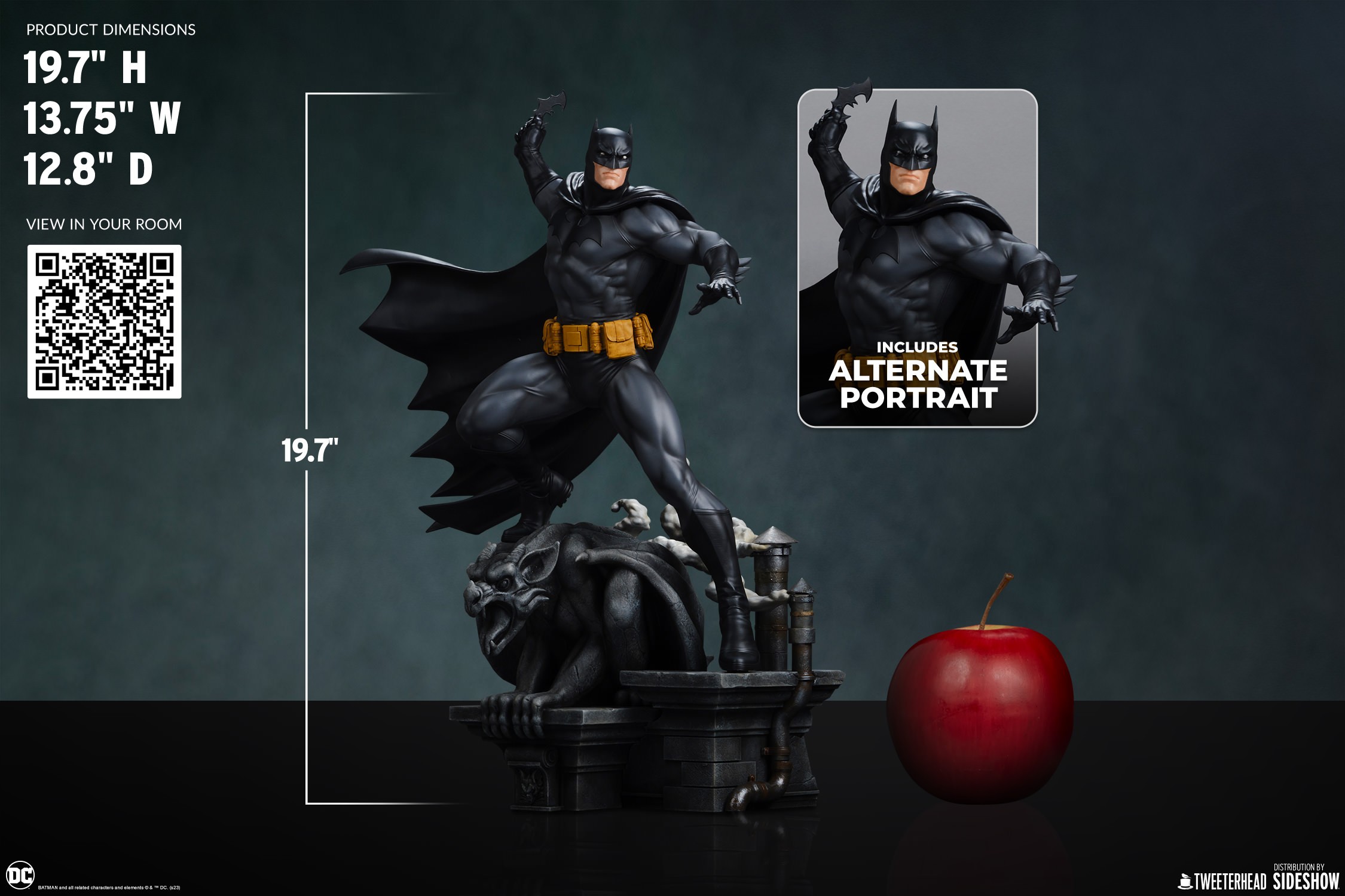 BATMAN : BLACK AND GRAY Edition Sixth Scale Maquette Batman-black-and-gray-edition_dc-comics_scale_64b71a41cc517