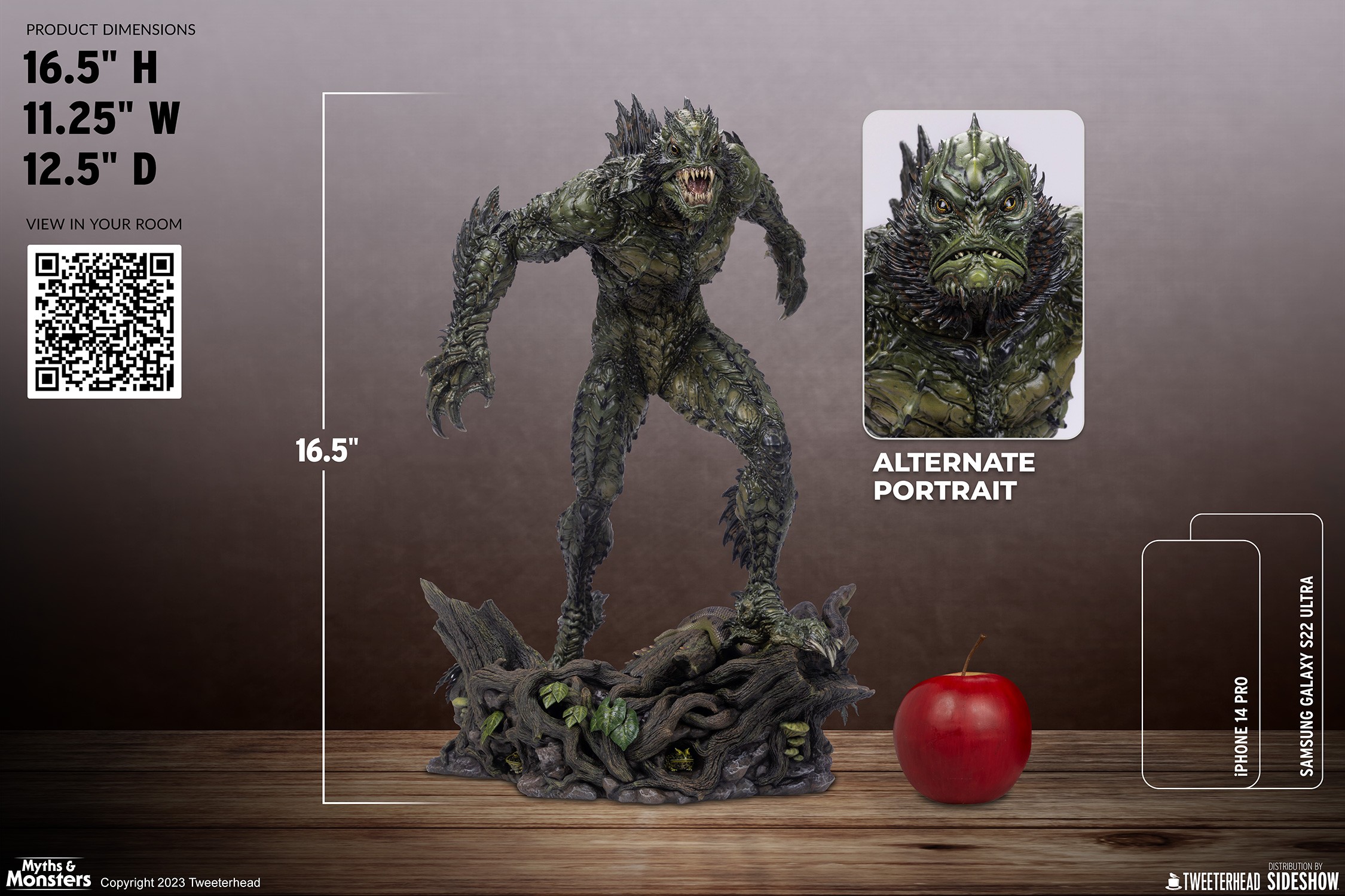 Myths and Monsters Gillman Maquette  (Prototype Shown) View 2