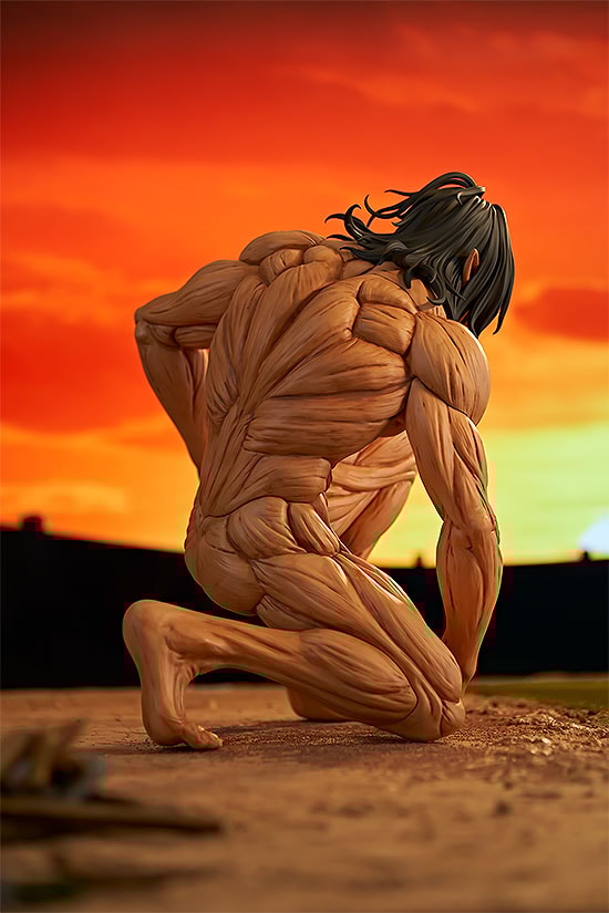 Pop Up Parade Eren Yeager: Attack Titan Version XL (Prototype Shown) View 5