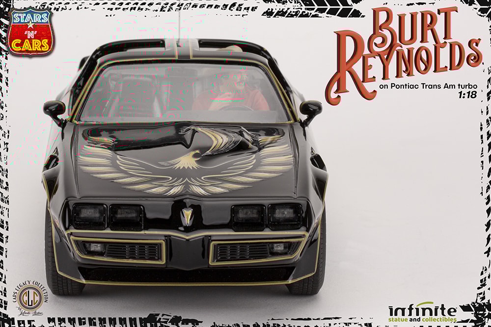 Burt Reynolds on Pontiac Firebird Trans Am 1980