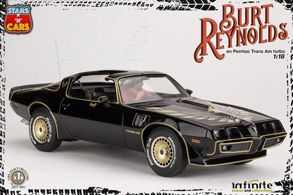Burt Reynolds on Pontiac Firebird Trans Am 1980