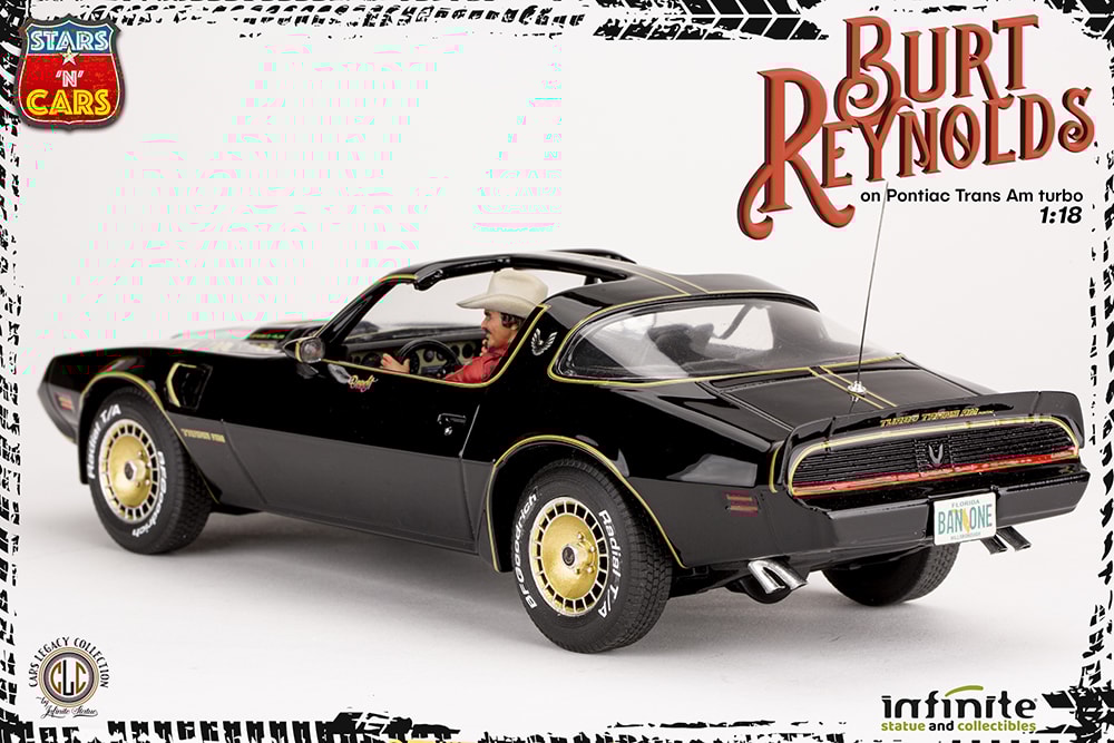 Burt Reynolds on Pontiac Firebird Trans Am 1980
