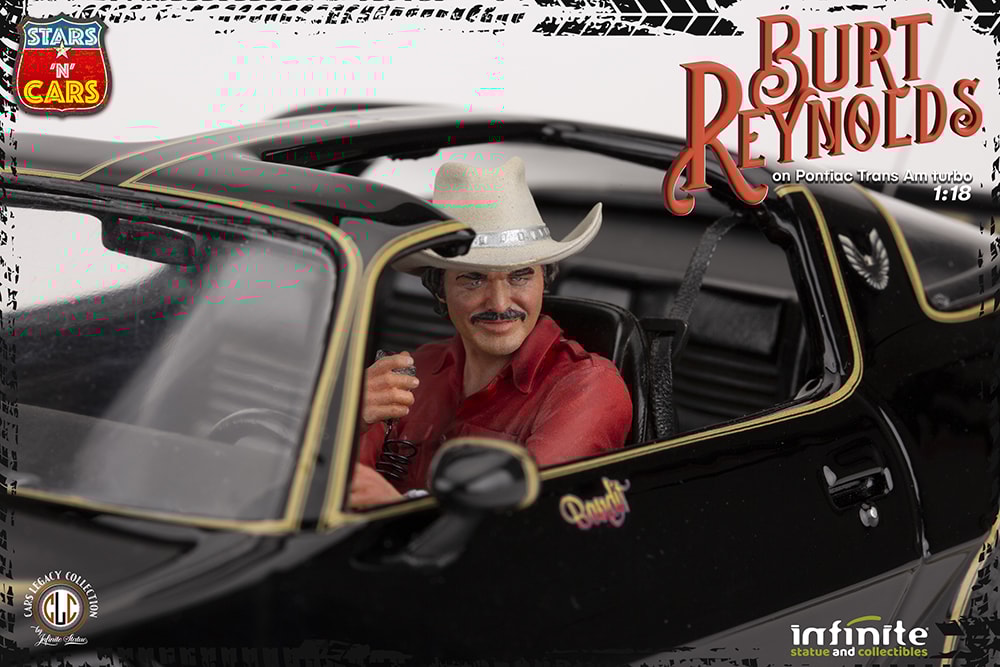 Burt Reynolds on Pontiac Firebird Trans Am 1980