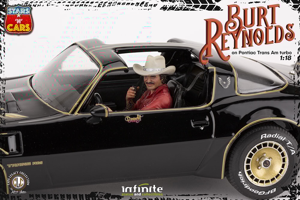 Burt Reynolds on Pontiac Firebird Trans Am 1980