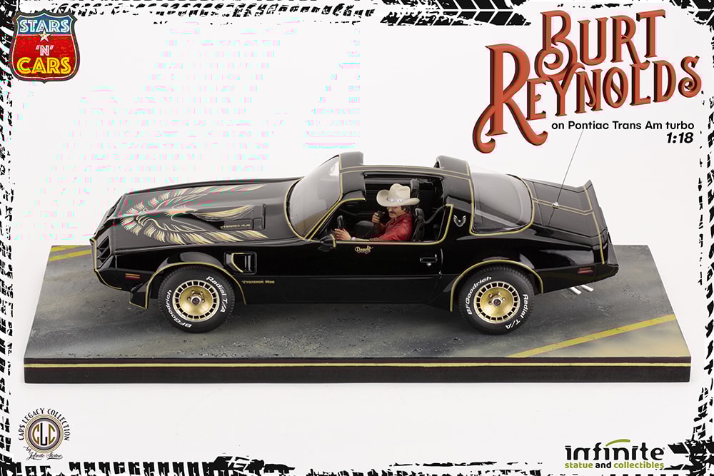 Burt Reynolds on Pontiac Firebird Trans Am 1980