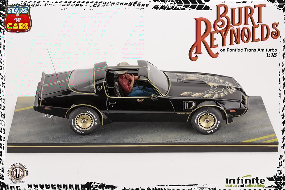 Burt Reynolds on Pontiac Firebird Trans Am 1980