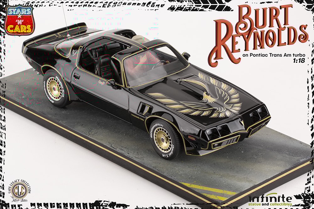 Burt Reynolds on Pontiac Firebird Trans Am 1980- Prototype Shown