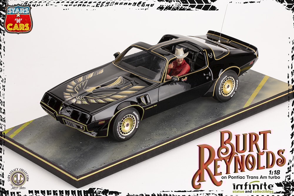 Burt Reynolds on Pontiac Firebird Trans Am 1980- Prototype Shown