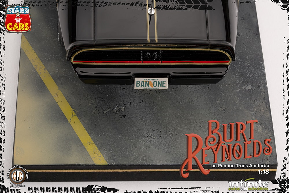 Burt Reynolds on Pontiac Firebird Trans Am 1980