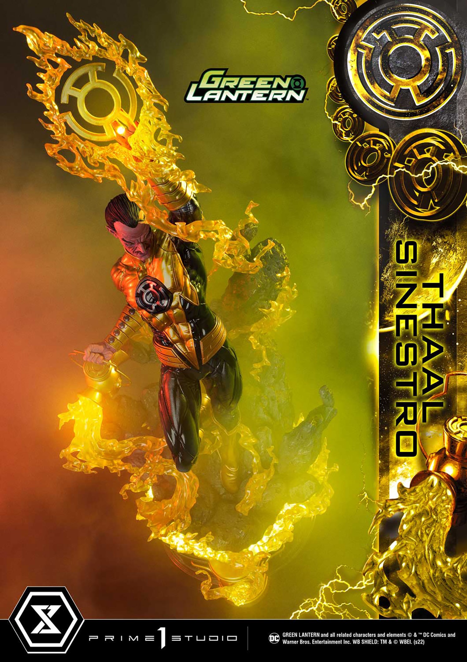 DC Comics Thaal Sinestro (Deluxe Version) 1:3 Scale Statue  (Prototype Shown) View 16