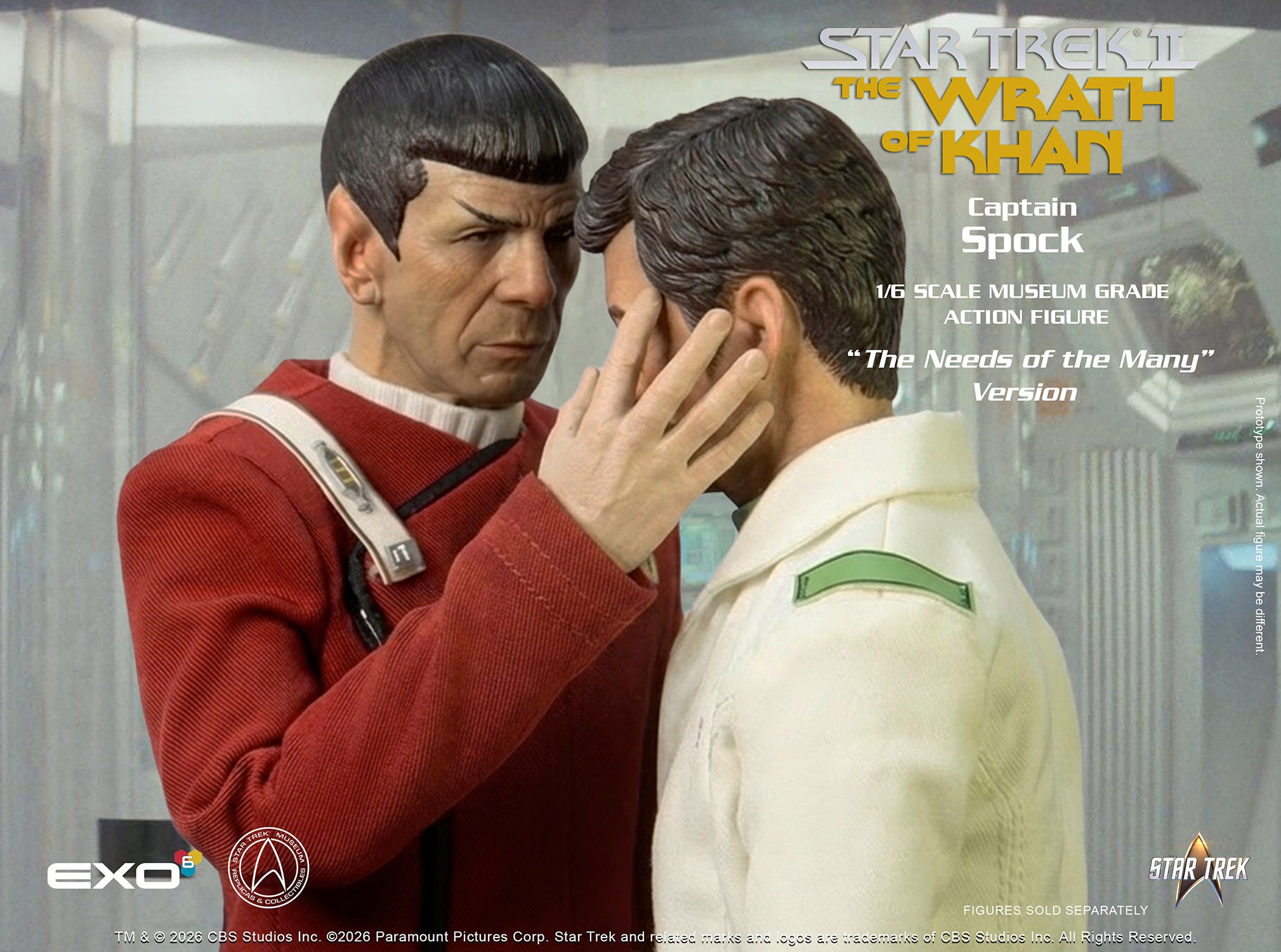 Star Trek Captain Spock (Needs of the Many Version) Sixth Scale Figure  (Prototype Shown) View 4